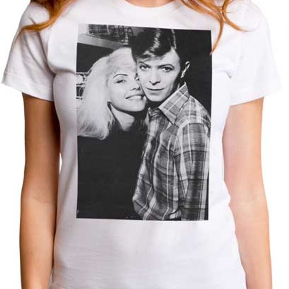 Blondie And David Bowie Vintage Music Band Graphic Shirt 89